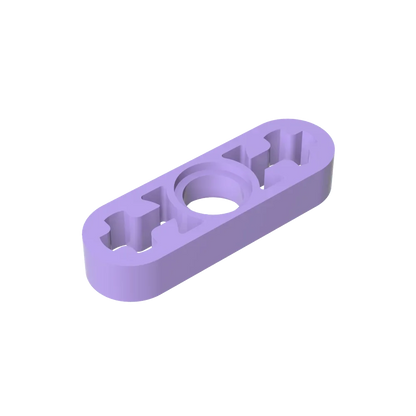 Gobricks GDS-689 Technical Liftarm Thin 1 x 3 | Building Block with Axle Holes Compatible with Lego 6632