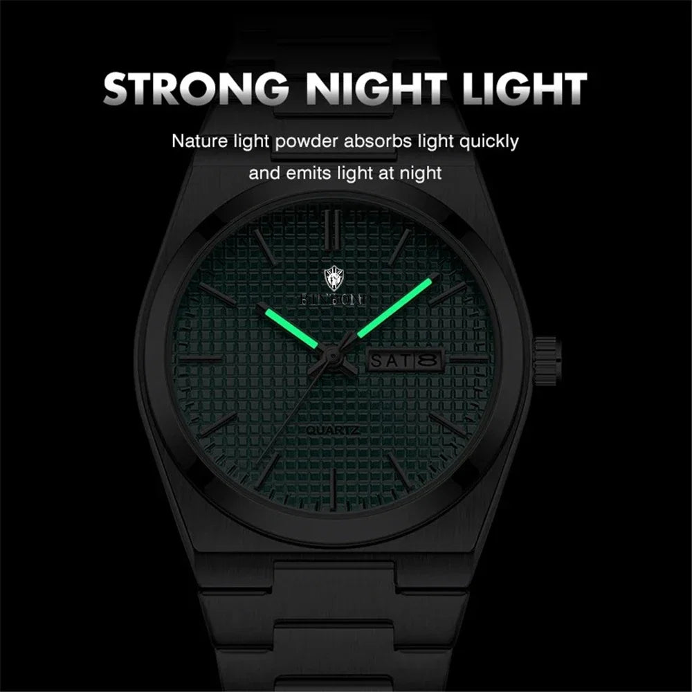 Fashion Quartz Wristwatches New Brand Simple Style Sky Blue Luxury Watch Man Automatic Watches For Men Clock Mens Gifts Reloj