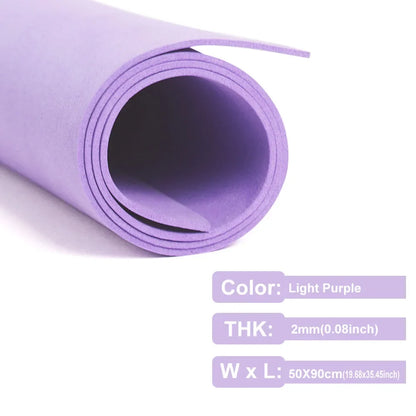 2mm Thick Multicolor EVA Foam Paper Sheet | 50x90cm DIY Craft Foam
