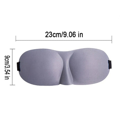 3D Sleeping Mask Eyepatch | Light Blocking Blindfold for Travel and Sleep