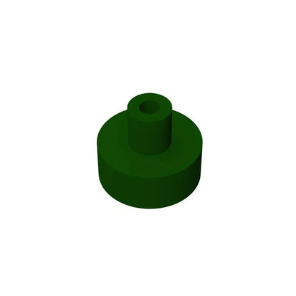 Gobricks Tile Round 1x1 with Bar and Pin Holder | Compatible Building Block