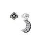 European New 925 Silver Butterfly Flower Stud Earrings, Fit Women's Festival Exquisite Charm Jewelry Gifts