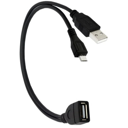 2-in-1 Micro USB to USB OTG Adapter with Power Cable | For Fire Stick, PlayStation Classic & More