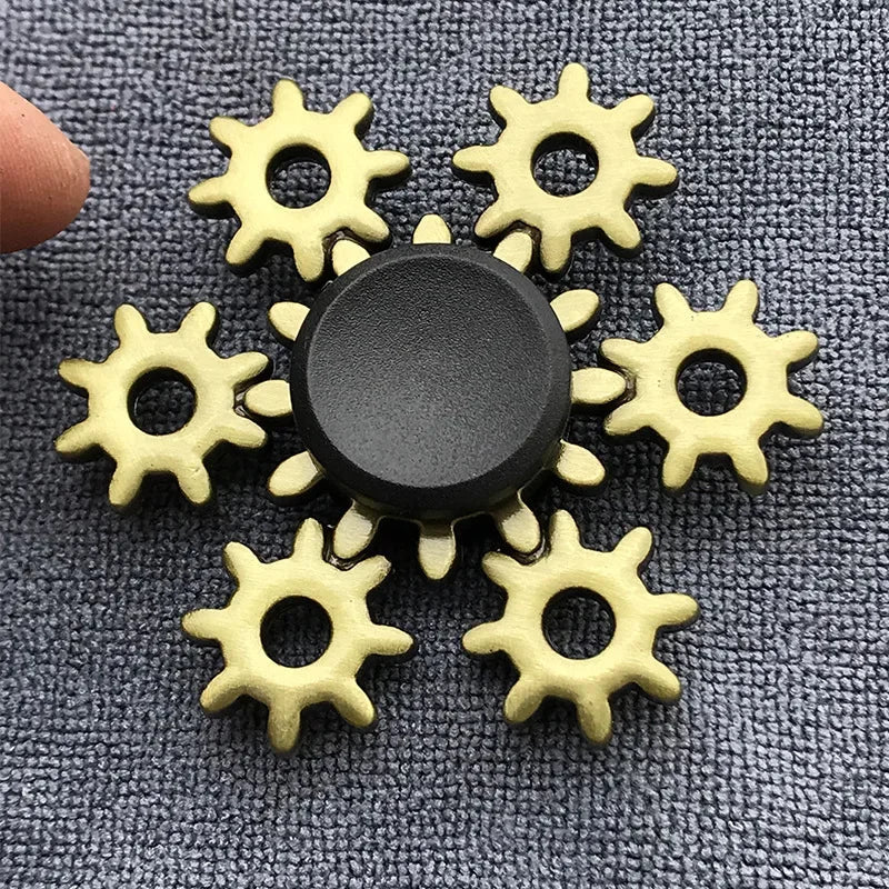 Bronze Metal Alloy Fidget Spinner | R188 Mute Bearing Hand Spinner for Stress Relief