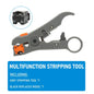 Multi-Functional Coaxial Cable Stripping Pliers | Wire Stripper Tool for UTP/STP RG59 RG6 RG7 RG11