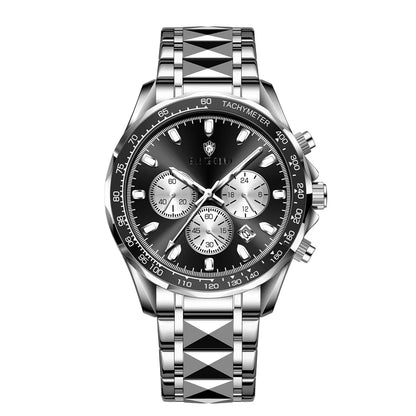New Automatic Watch For Man Small Dial Blue Digital Fashion Quartz Wristwatches Men Clock Luxury Watches Mens Gifts Reloj Hombre
