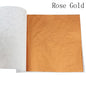 100 Sheets 24K Gold Foil Leaf for Gilding, Food Decor, and Craft | DIY Scrapbooking Supplies