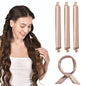 Satin Heatless Hair Curlers | Overnight No Heat Curling Rod Set