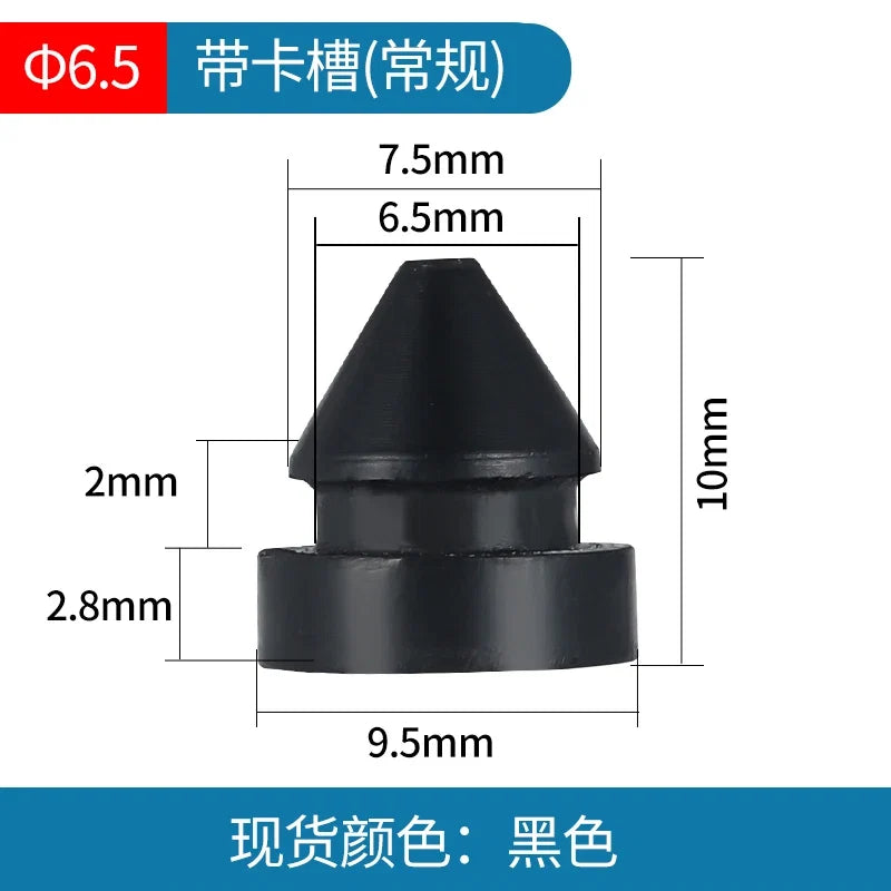Solid Silicone Rubber Caps 2mm to 16mm T Type Plug Cover Snap-on Gasket Blanking End Caps Seal Stopper