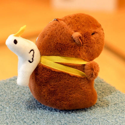 Capybara Plush Keychain | Cartoon Bag Pendant and Car Keyring