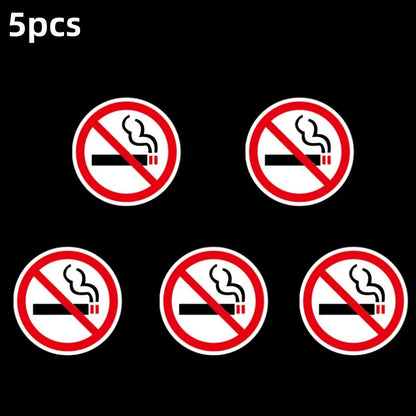 No Smoking Sign Sticker | Indoor Outdoor Office Coffee Shop Library Train Adhesive Decal