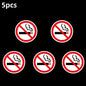 No Smoking Sign Sticker | Indoor Outdoor Office Coffee Shop Library Train Adhesive Decal