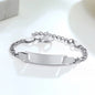 Baby Kids Bracelet, Stainless Steel Chain Bracelet Adjustable Link without Name,Girl Boy Children Birthday Gift
