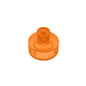 Gobricks Tile Round 1x1 with Bar and Pin Holder | Compatible Building Block