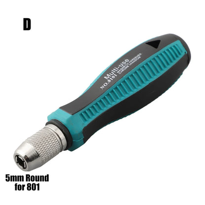 1/4'' Hex Screwdriver Handle | Magnetic Self-Locking Bit Holder for Repairs