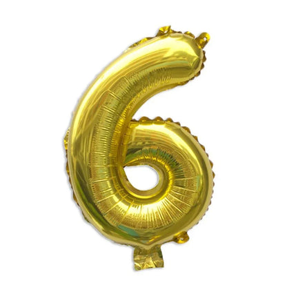 32 Inch Gold Foil Number Balloons | Birthday Party Decorations