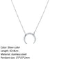 SUNIBI Fashion Stainless Steel Necklace for Woman Personality Infinity Cross Pendant Gold Color Necklaces on Neck Women Jewelry