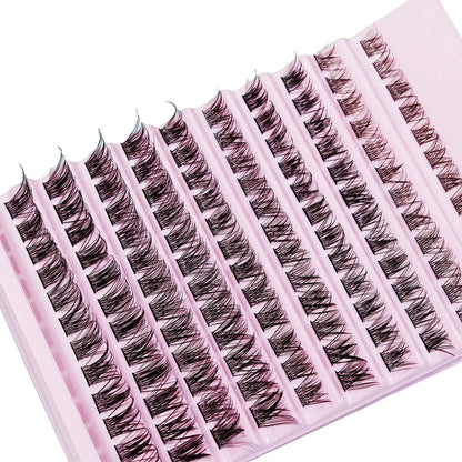 120 Pcs Cluster Lashes 8-16mm | Wispy Individual DIY Eyelash Extensions