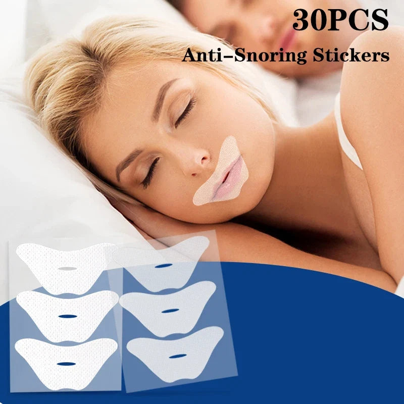 Anti-Snoring Stickers for Adults | 30 Pack Night Sleep Aid