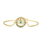 NEWBUY 2026 Trendy Turkish Gold Color Evil Eye Bracelet Adjustable AAA CZ Pave Setting Female Luckry Party Jewelry Gift