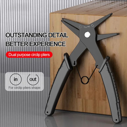 2 in 1 Snap Ring Pliers | Internal and External Retaining Ring Tool