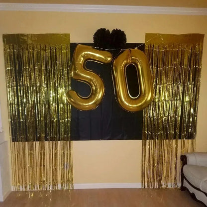 Large Gold Number Balloon 40 Inch | Milestone Birthday & Anniversary Decoration