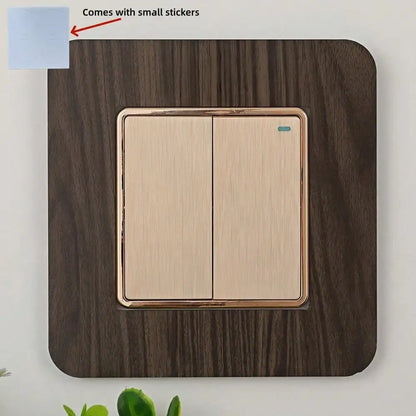 Square Switch Wall Sticker | Pre-stuck Decorative Switch Cover, 14.6x14.6cm