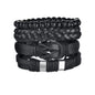 MeMolissa New Fashion Braided Wrap Leather Bracelets for Men High Quality Vintage Charm Wood Beads Ethnic Tribal Wristbands