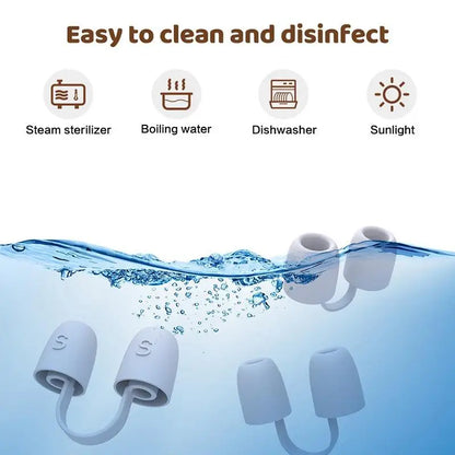 Nasal Dilator Strips for Snoring | Silicone Nose Clip Set