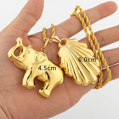 Dubai Gold Color Pendant  Hip Hop Personality style for Men Women Minimalist Jewelry Party Jewelry Birthday Gifts