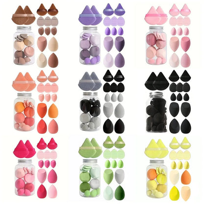 12/14Pcs Makeup Sponge Set | Cosmetic Blender Beauty Eggs and Foundation Puffs