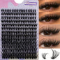 14 Rows 280 Clusters 40D Mix 9-16mm Cluster Lashes Extension | Natural Thick Strip Lashes