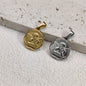 Trendy Rose Cross Design 18K Gold Plated Stainless Steel Pendants For Woman Man