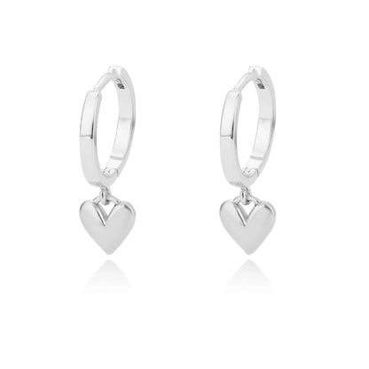 Zircon Heart Pendientes Earring For Women Stainless Steel Gold Color Piercing Earring 2025 Trend Jewelry aretes Accesorios mujer