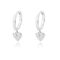 Zircon Heart Pendientes Earring For Women Stainless Steel Gold Color Piercing Earring 2025 Trend Jewelry aretes Accesorios mujer