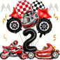 12pcs Racing Car Balloon Birthday Set | Party Decor for Boys