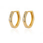 Zircon Pendientes Earring For Women Stainless Steel Hoop Piercing Earring Trending 2024 New Jewerly aretes de mujer bijoux femme