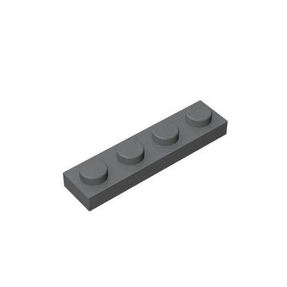 Gobricks GDS-504 Plate 1 x 4 | Compatible Building Block Pieces
