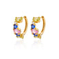 Zircon Pendientes Earring For Women Stainless Steel Hoop Piercing Earring Trending 2024 New Jewerly aretes de mujer bijoux femme