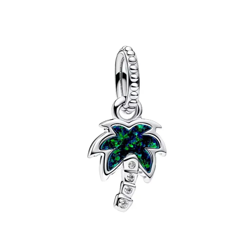 Hot Selling Christmas Santa 925 Silver Charm Bead Fit European Bracelet Bangles Women Necklace Jewelry