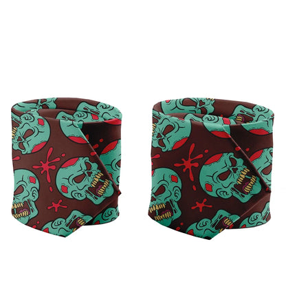Fashion skull 3D printed tie art design personality tie adult 8cm wide polyester slim shirt suit party accessories
