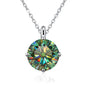 NeeTim 1CT 2CT Real Moissanite Pendant Necklace For Women Top Quality 925 Sterling Silver Wedding Party Bridal Luxury Jewelry