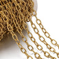 1Meter/Pack 304 Stainless Steel Knot Gold Steel Color Handmade Chains for DIY Necklace Bracelets Jewelry Making Accessories