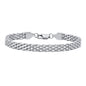 Stainless Steel Mesh Link Chain Bracelet | Unisex Italian Chain Jewelry Gift