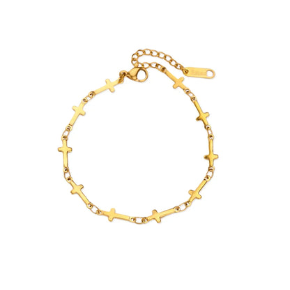 Stainless Steel Heart Bracelets For Women Gold Color Geometric Heart Bracelet Fashion Wedding Waterproof Jewelry Gift