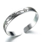 925 Sterling Silver Flower Open Bracelet For Women Luxury Quality Jewelry Wholesale   Jewellery