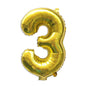 32 Inch Gold Foil Number Balloons 0-9 | Birthday Party Decorations