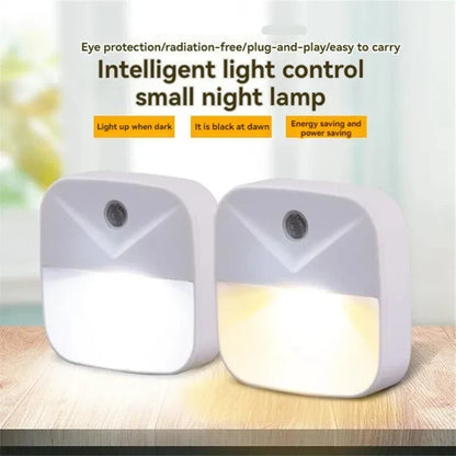 LED Night Light with Motion Sensor | Smart Plug-In Wall Lamp for Hallway, Stair, Kitchen, Bedroom