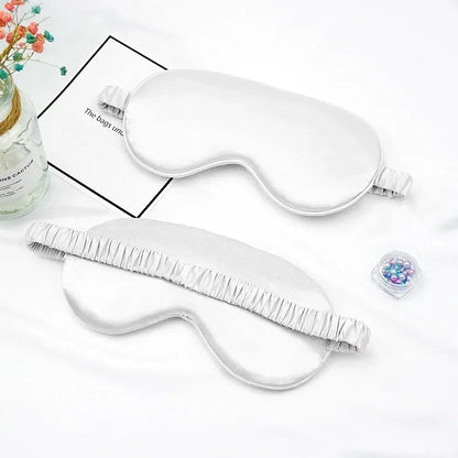 Women Imitated Silk Sleep Eye Mask | Portable Travel Blindfold for Restful Sleep