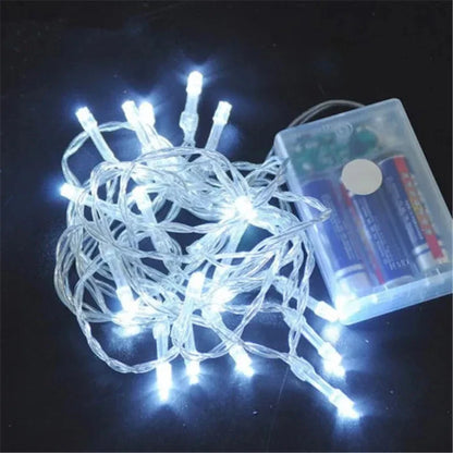 LED String Lights 3*AA Battery Operated Waterproof Fairy LED Christmas Lights For Holiday Party Wedding 20M 10M 5M 2M